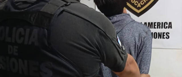 Jardín América: Detienen a un hombre acusado de lesionar y amenazar con un cuchillo a su ex pareja