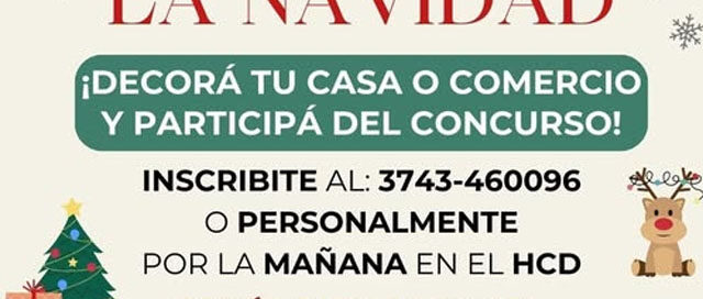 JARDÍN AMÉRICA: Concurso navideño para decorar casas y comercios