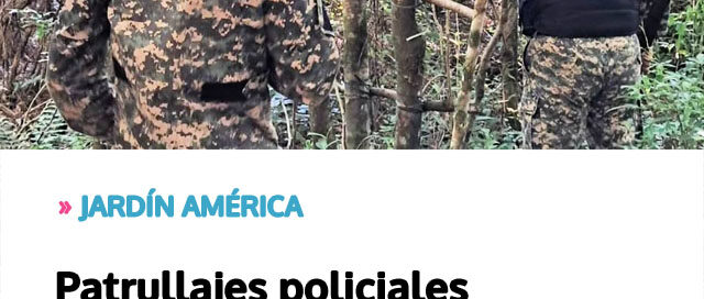 JARDÍN AMÉRICA: Patrullajes policiales desmantelaron trampas de caza furtiva en la selva misionera