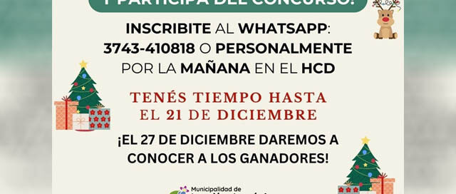 JARDÍN AMÉRICA: Lanzan concurso de decoración navideña para viviendas y comercios