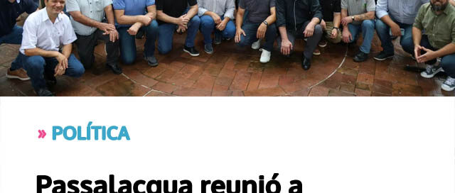 Passalacqua reunió a intendentes para definir la agenda común de 2026