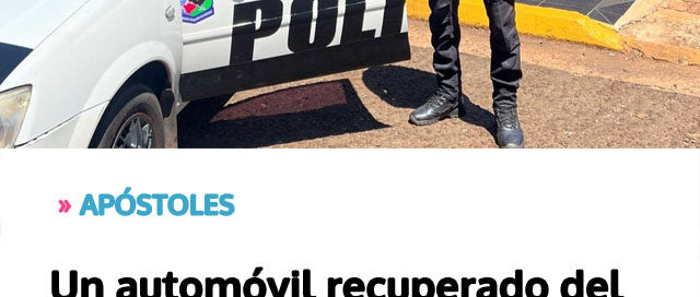 Un automóvil recuperado del delito fue reacondicionado y ahora funcionará como móvil policial