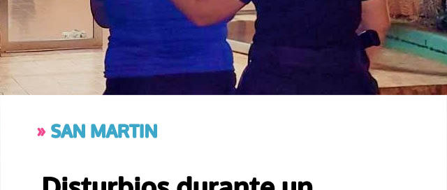 Disturbios durante un operativo por violencia familiar dejaron una mujer detenida