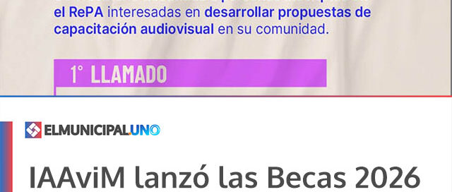 IAAviM lanzó las Becas 2026 para formación y promoción audiovisual