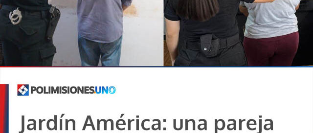 Jardín América: una pareja fue detenida tras intentar robar mercaderías bajo la modalidad “mechero”