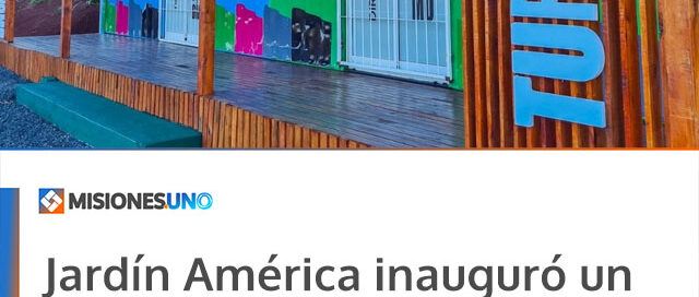 Jardín América inauguró un nuevo Punto de Atención al Visitante y área de Bromatología en el acceso al Salto Tabay